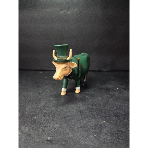 Cow Parade Wizard of Oz Mayor of Emerald City, Westland Giftware, #7722, Flaw